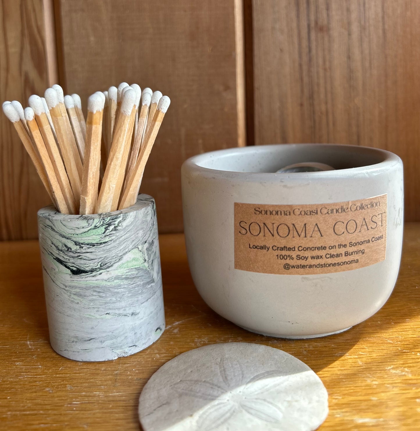 8oz Handcrafted Concrete Candle