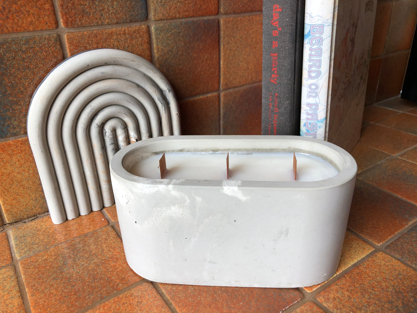14oz Handcrafted Concrete Candle