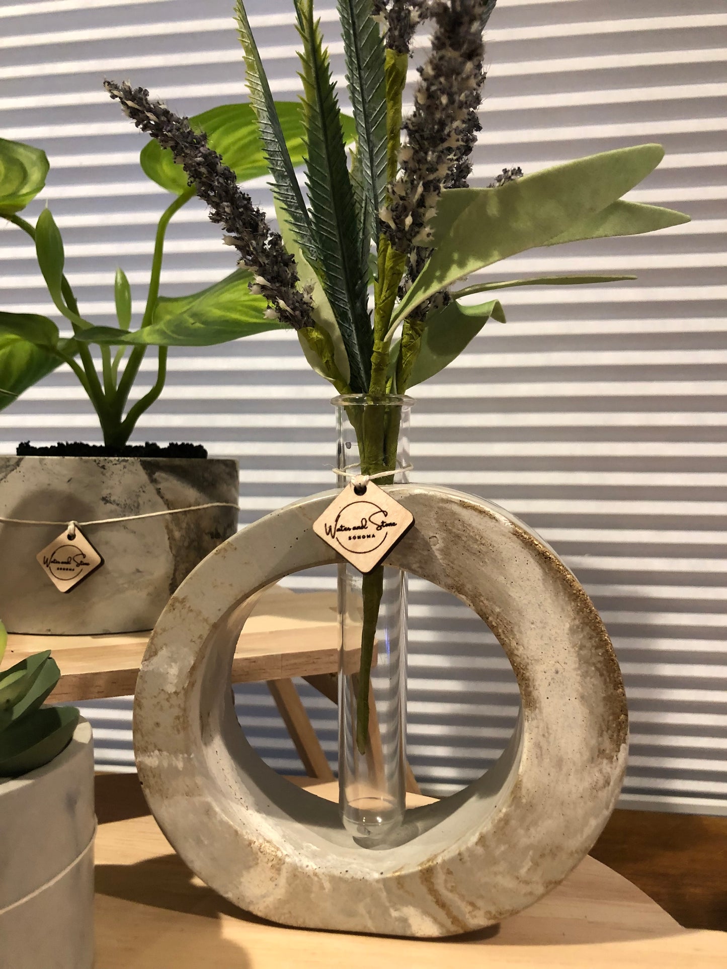 Concrete Propagation Vase