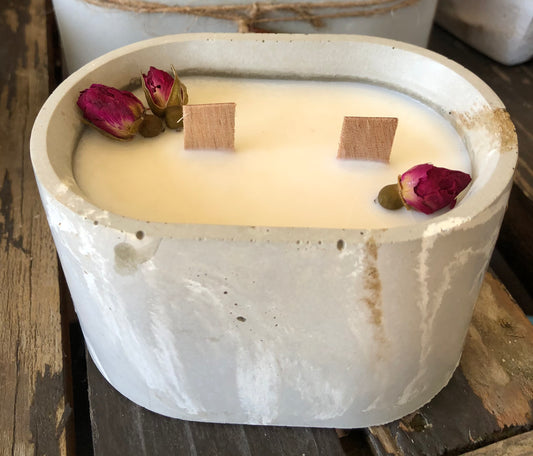 10oz Handcrafted Concrete Candle